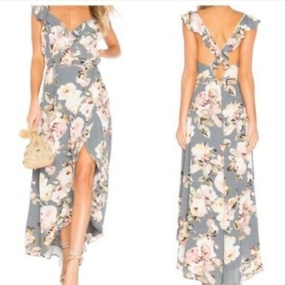 Privacy Please Dresses & Skirts - Privacy please Fillmore wrap maxi dress s nwot